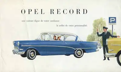 Opel Rekord 1500 P 1 Prospekt 1959