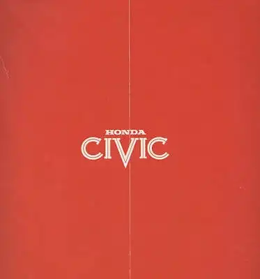 Honda Civic Prospekt 1974