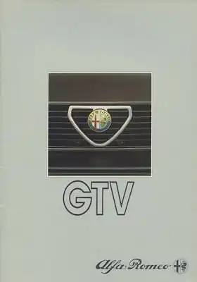 Alfa-Romeo GTV Prospekt ca. 1983