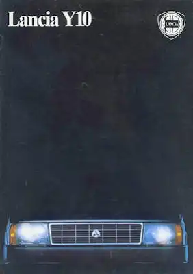 Lancia Y 10 Prospekt ca. 1986