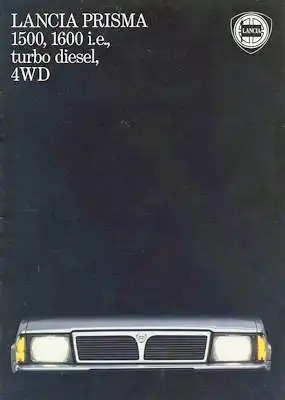 Lancia Prisma Prospekt 2.1987