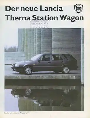 Lancia Thema Station Wagon Test 2.1987