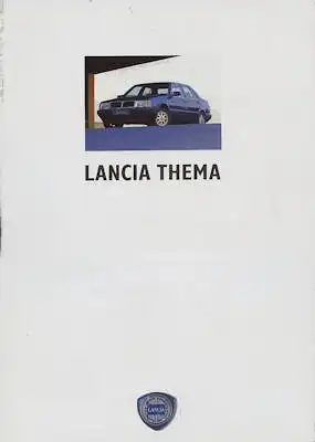 Lancia Thema Prospekt ca. 1988