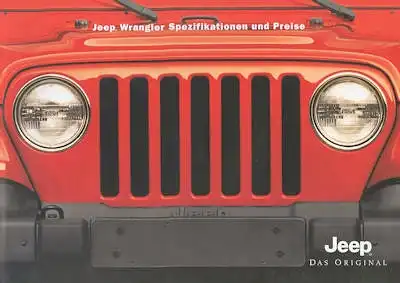 Jeep Wrangler Prospekt 8.2003
