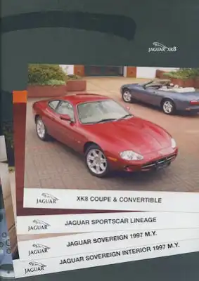 Jaguar XK 8 Presse-Mappe 10.1996