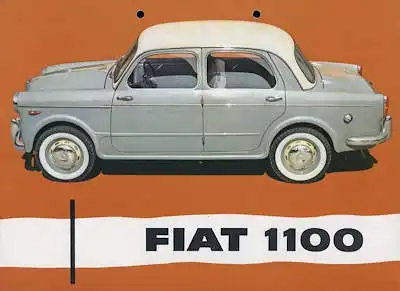 Fiat 1100 Prospekt ca. 1956