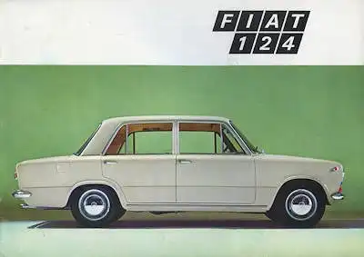 Fiat 124 Prospekt 6.1968