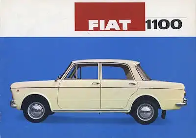 Fiat 1100 Prospekt ca. 1968