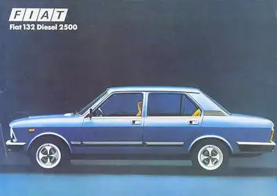 Fiat 132 D 2500 Prospekt 10.1978