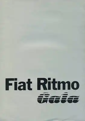 Fiat Ritmo Gala Prospekt 9.1982