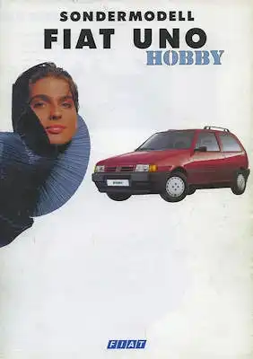 Fiat Uno Hobby Prospekt 3.1993