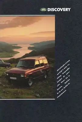 Land Rover Discovery Prospekt 1990er Jahre