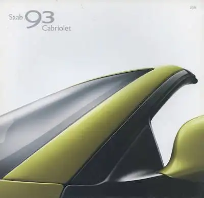 Saab 93 Cabriolet Prospekt 2006