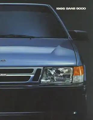 Saab 9000 US-Prospekt 1986