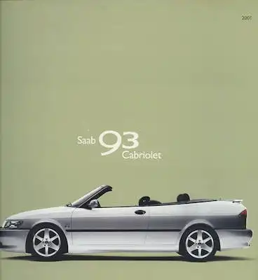 Saab 93 Cabriolet Prospekt 2001