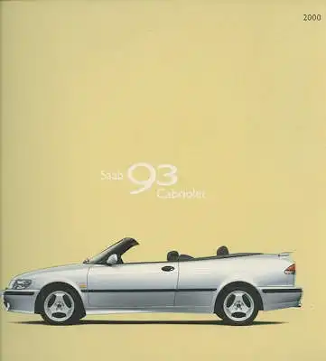 Saab 93 Cabriolet Prospekt 2000