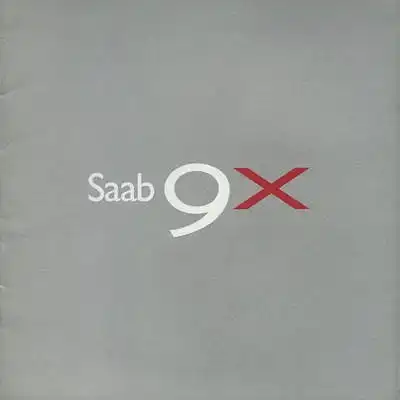 Saab 9x Prospekt 2001