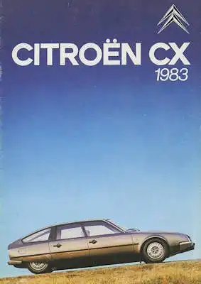 Citroen CX Prospekt 5.1983