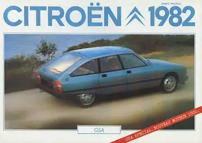 Citroen GSA Prospekt 6.1981 f