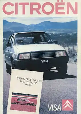 Citroen Visa Prospekt 7.1987