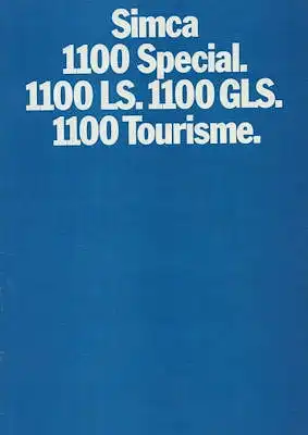 Simca 1100 Prospekt 1972