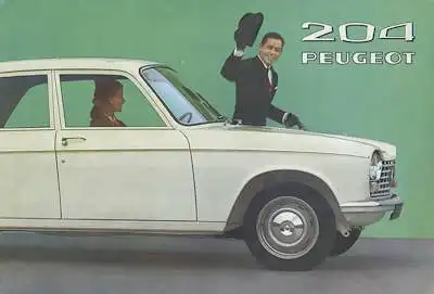 Peugeot 204 Prospekt 5.1965