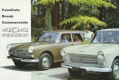 Peugeot 404 Kombi Prospekt 1966