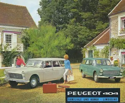 Peugeot 404 Kombi Prospekt 1964