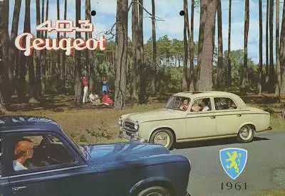 Peugeot 403 Prospekt 1961