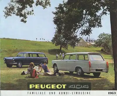 Peugeot 404 Kombi Prospekt 1963