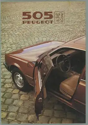Peugeot 505 Prospekt 1982