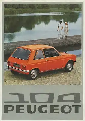 Peugeot 104 CS Prospekt 1976