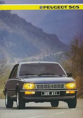 Peugeot 505 Prospekt 1985