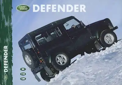 Land Rover Defender Prospekt 2000