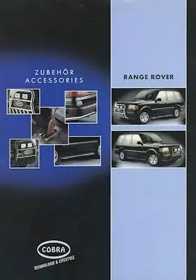 Range Rover / Cobra Zubehör Prospekt 1998