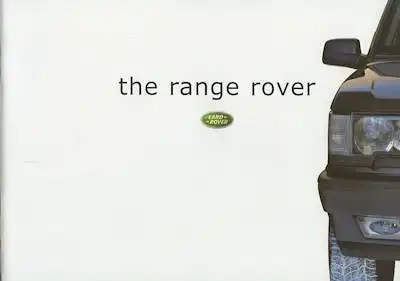 Range Rover Prospekt-Mappe 1999