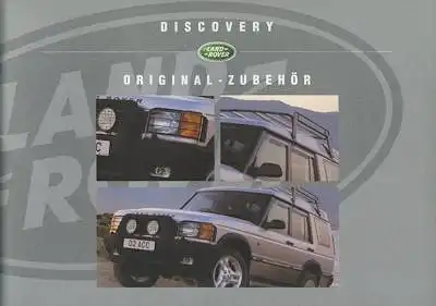 Land Rover Discovery Zubehör Prospekt 1999