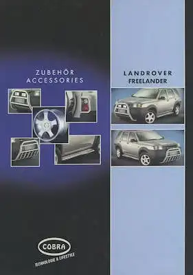 Land Rover Freelander / Cobra Zubehör Prospekt 1998