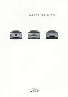 Jaguar Preisliste 9.1999