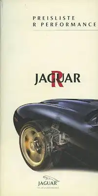 Jaguar R Performance Preisliste 4.2001