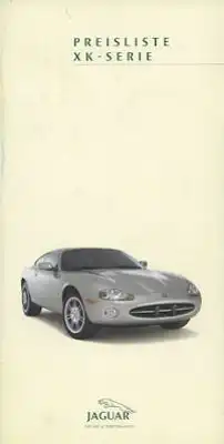 Jaguar XK Preisliste 4.2001