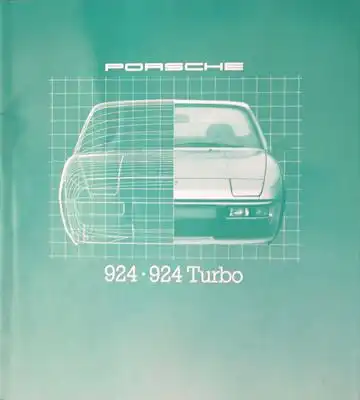 Porsche 924 924 Turbo Prospekt 1980 f