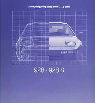 Porsche 928 928S Prospekt 1980