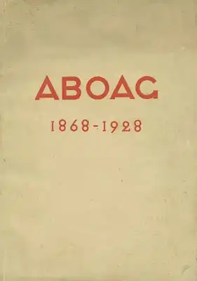 ABOAG 1868-1928