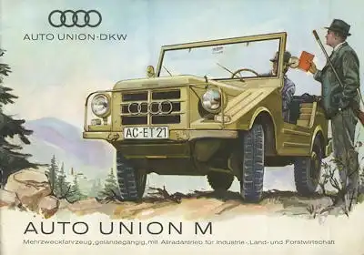 Auto-Union M (Geländewagen) Prospekt 1960er Jahre