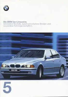 BMW 5er Limousine Prospekt 1997