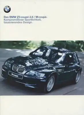 BMW Z 3 Coupé 2.8 / M Coupé Prospekt 2000