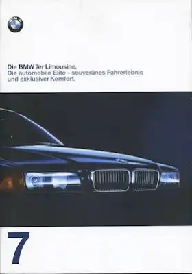 BMW 7er Prospekt 1998