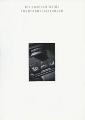 BMW 5er Sonderausstattung Prospekt 1993