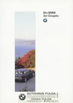 BMW 3er Coupé Prospekt 1995